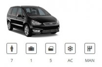 Europe Car Group 7seater Minivan Ford Galaxy or similar