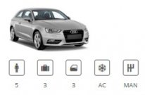 Car Group Standard/Intermediate Audi A3 or similar Euro Car 
